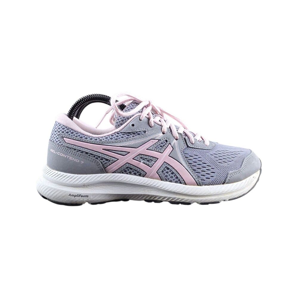 ASICS Gel-Contend 7 Women's Running Shoes Grey Pink Size 8